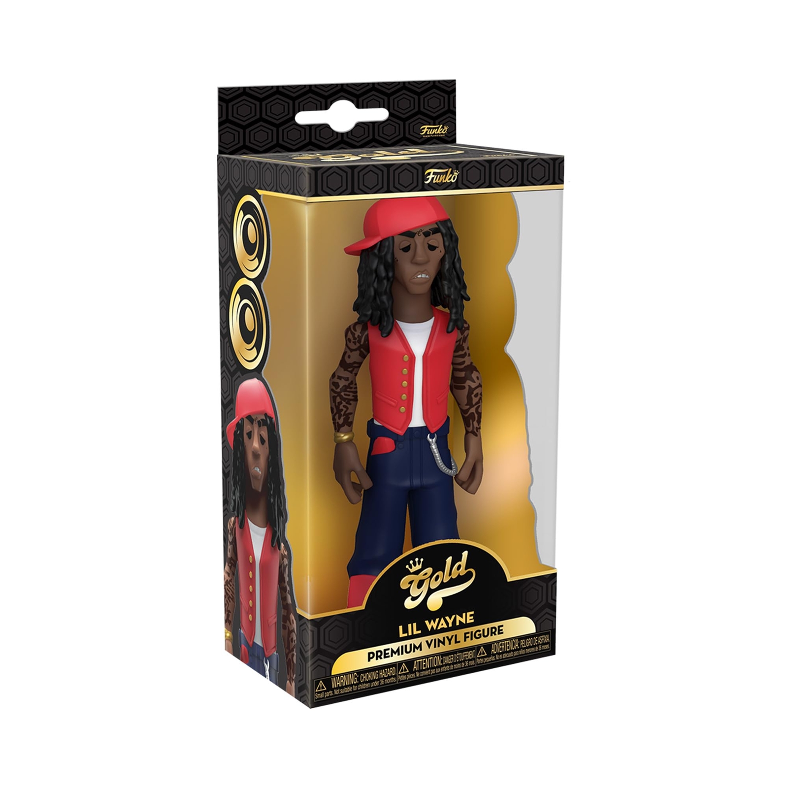 Funko Vinyl Gold 5": Lil Wayne - Figura D'azione in Vinile da Collezione - Idea