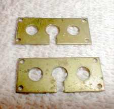 16D Brass Motor Brackets by Russkit Slot Car 1 Pair Original Vintage 1960s NOS