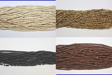 Hand Crafted Bone Beads - 3mm- 1800 - 2000 Beads per Pack - Unique 5 Colors