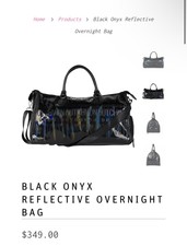 Von Dutch Black Onyx Overnight Bag