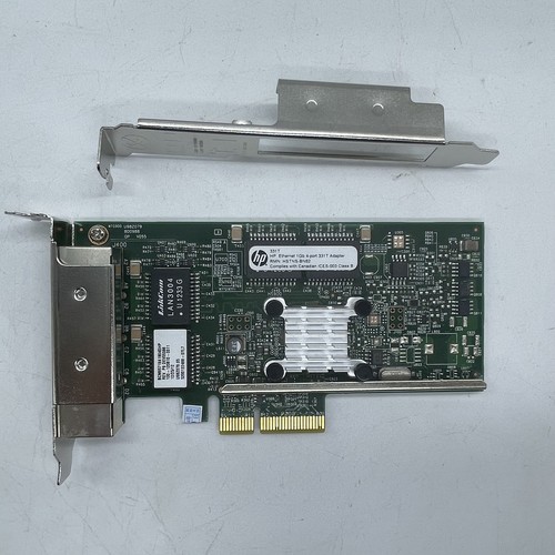 Nowy 4-portowy adapter HP Ethernet 1Gb 331T - 647594-B21 / 649871-001 Adapter serwerowy - Zdjęcie 3 z 5