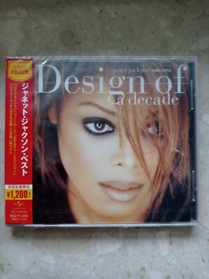 JANET JACKSON - DESIGN OF A DECADE JAPAN EDITION! FACTORY SEALED!
