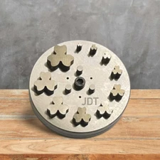 Disc Cutter 3 Petal Flower Shape | Set of 10 punches | 6mm to 31mm |