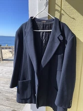 LL Bean Blazer Sport Jacket Thinsulate  Wool Quilted Interior #atr