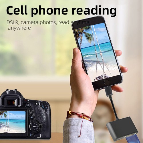 Transfer Card Reader Micro USB USB Type-C OTG Adapter For Samsung Huawei Xiaomi - Photo 10 sur 16