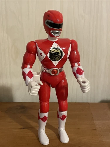 Bandai Mighty Morphin Power Rangers 1993 Red Ranger 8 Inch Action Figure Vintage