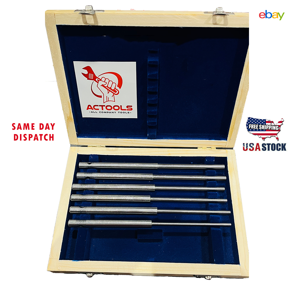 6 pcs Black & Decker Valve Seat Grinder Pilot Top .375" (5mm to 8mm