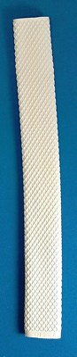 1- OPERA WHITE TEXTURED RUBBER BILLIARD & POOL CUE GRIP / WRAP 11.8'' LONG .8oz.