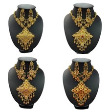 1 Thai Jewelry Set Necklace Earring VintageLook Bridesmaid Engagemen Party NEW