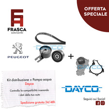 Kit Distribuzione Pompa Acqua Dayco Peugeot 308 I SW 1.6 HDi 2007/2014 90 CV 