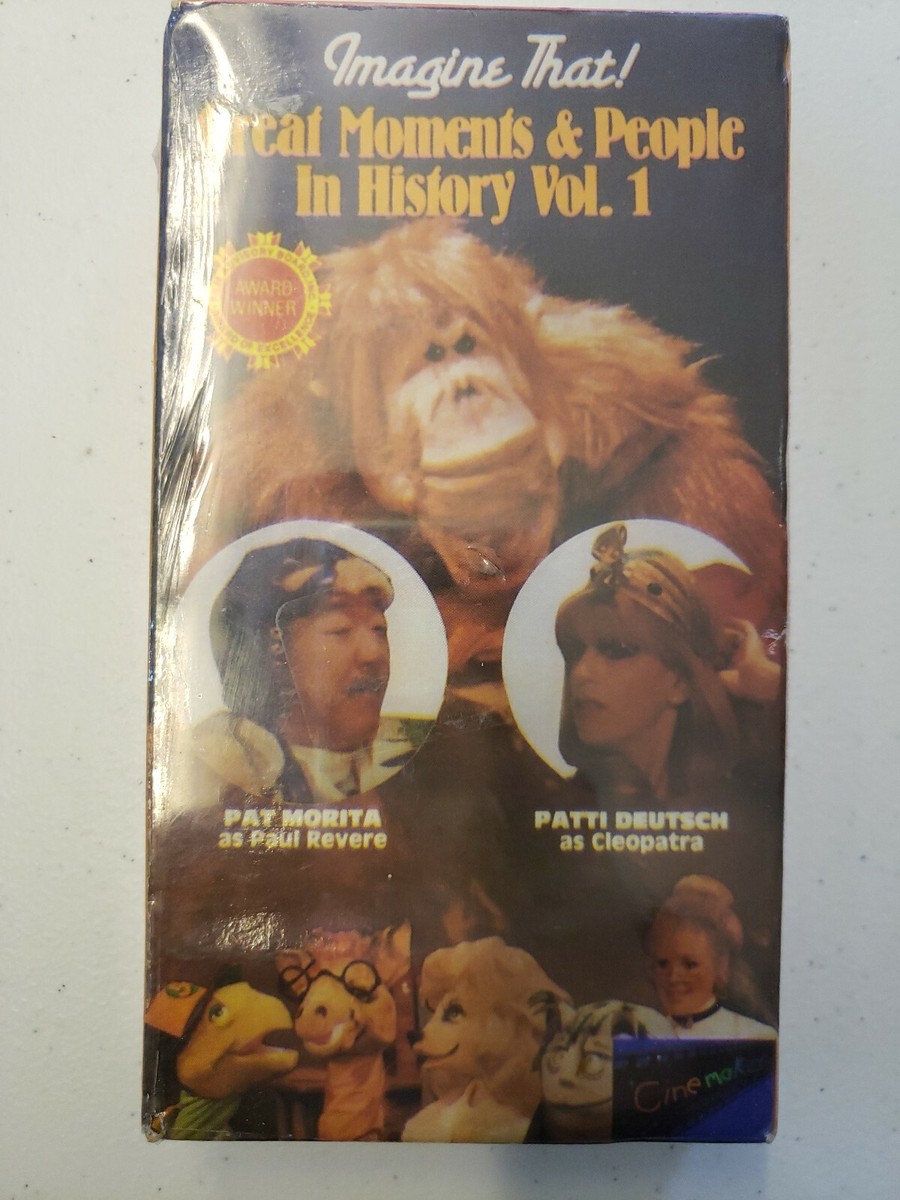 Sealed/New VHS Volume 1 Imagine That! 1986. Pat Morita & Patti