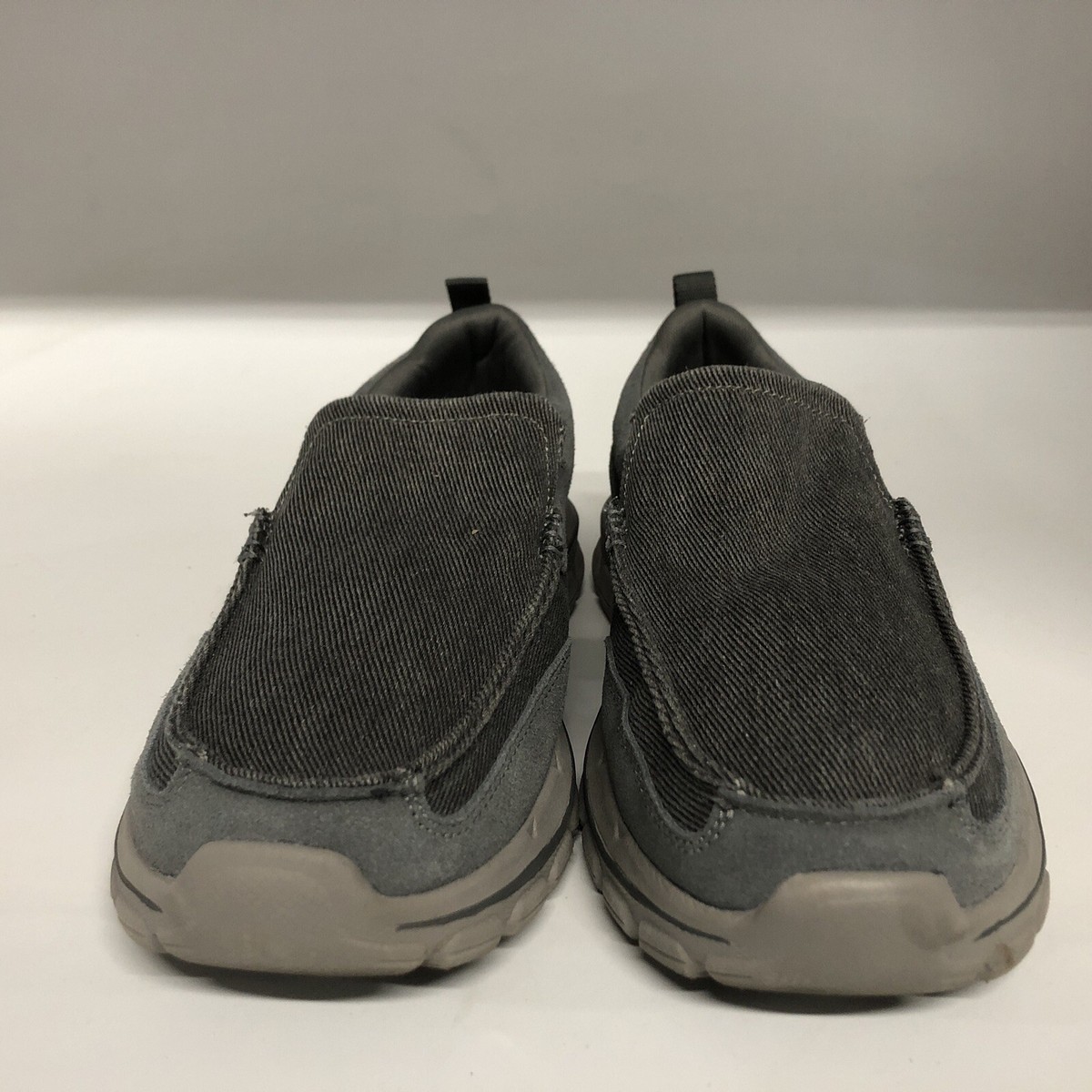 Skechers Palmero Matthis Charcoal Grey Slip On Casual Shoes Men\'s Sz 8.5-9.5 EE Men main image 4