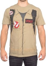 Ghostbusters Halloween Costume Cosplay Adult Short Sleeve T-shirt Back Print