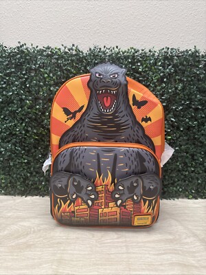 Loungefly  TOHO Godzilla  Full Size Cosplay  Backpack