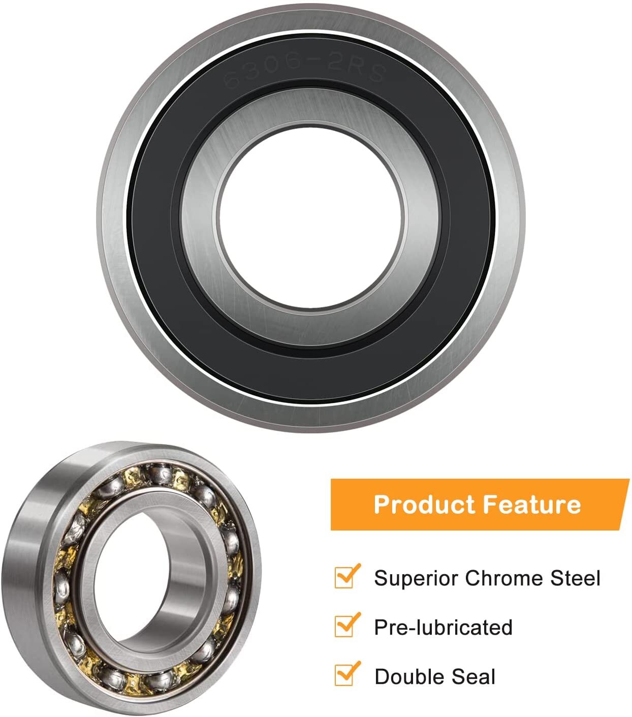 Front Load Washer Tub Bearings Seal Kit for LG and Kenmore Etc