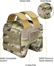 Shooting Bag Filled, Prone Shooting Rest Bag, Front or Rear Squeeze Bag, Hunting