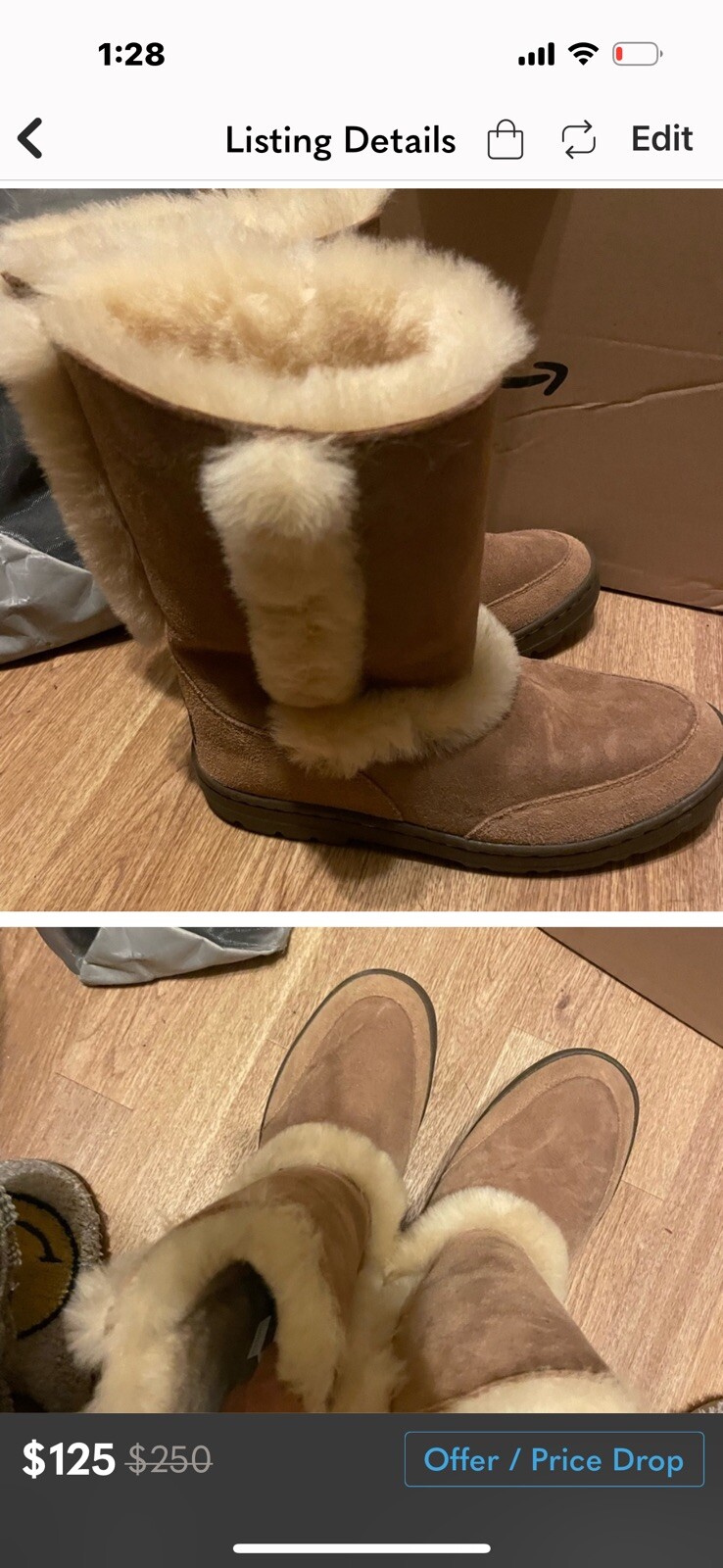 FUR UGG BOOTS - image 1