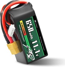 3S 11.1V 650mAh 80C LiPo Battery XT30 for RC Drones, Airplanes & Cars