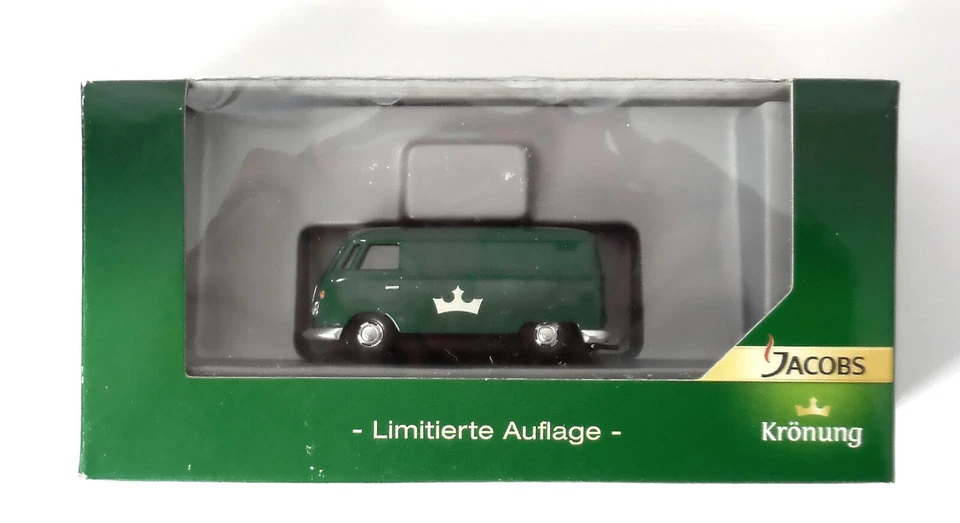 Herpa VW Bulli Verde Jacobs Krönung 1:87 Edizione Limitata - Immagine 4 di 4