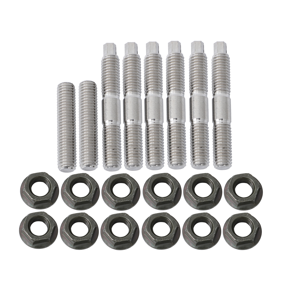 Cylinder Head Exhaust Stud Bolt Nuts Kit for 1988-2006 Yamaha