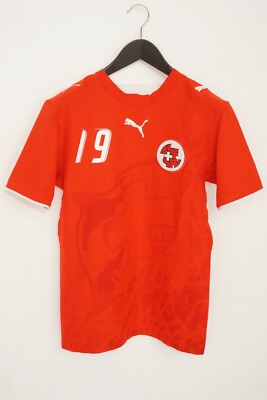 Herren Puma Offizielles Schweiz 2016 Heimtrikot #19 Behrami Rot XS XMD363