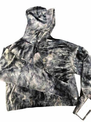 Harmony Balance Yoga And Gym Hoddie Blue - Tie Dye  - Size L New