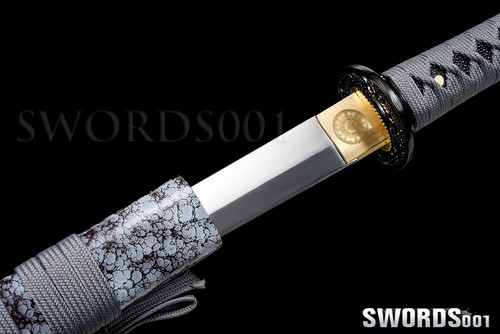 straight blade Japanese Samurai Sword Tanto manganese steel self defense knife - Picture 7 of 12