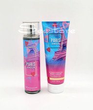Bath Body Works Paris Amour Fragrance Body Mist Body Cream Gift Set of 2