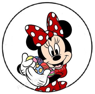 MOUSE HOLDING EASTER EGGS ENVELOPE SEALS LABELS STICKERS PARTY FAVORS