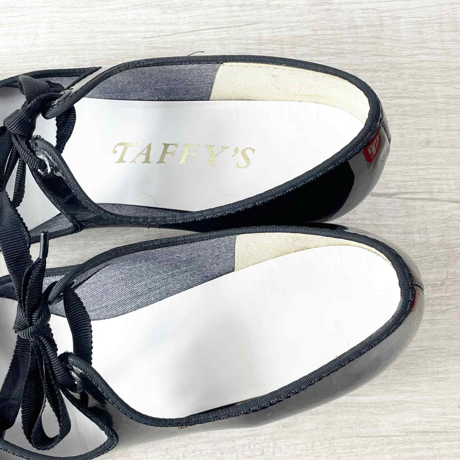 Vintage Taffy's Black Patent Leather Women's Dance Ta… Gem