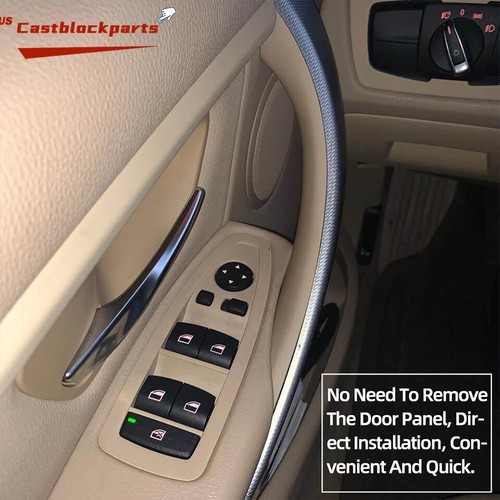 For BMW 3 Series M3 F30 F31 F35 4 pcs Inner Door Handle Cover Panel Protect - Picture 7 of 11