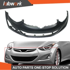 Labwork Front Bumper Cover For 2014-2016 Elantra Sedan w/ Tow Hook Primed