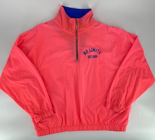 Vintage 80s 90s Hot Pink Windbreaker By 