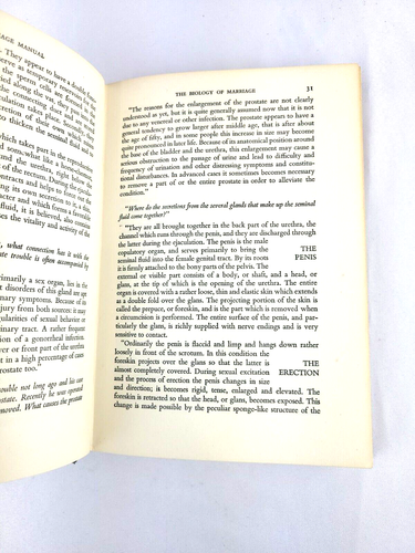 A Marriage Manual by Hannah and Abraham Stone 1935 Revised Edition HC 29th Print - Picture 6 of 6