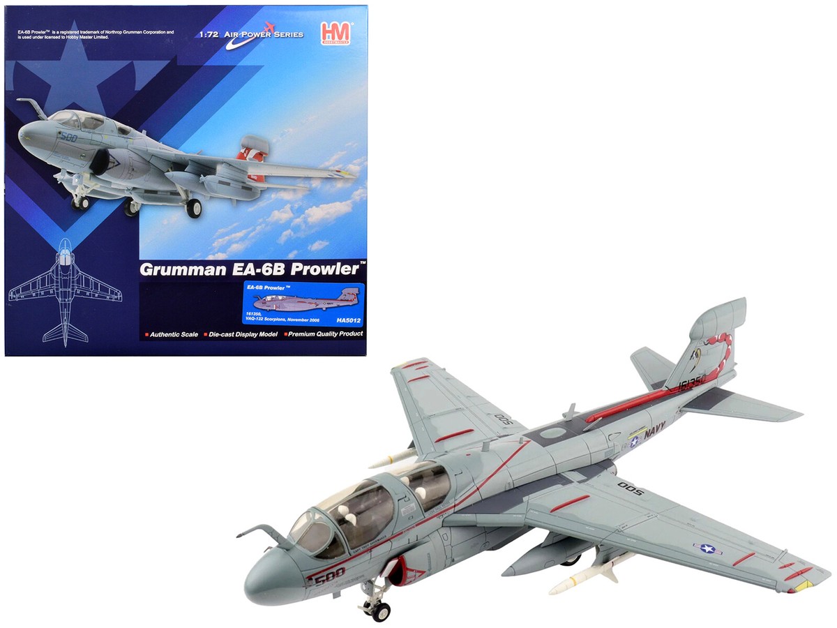 航空機・ヘリコプター No200 1/72 Grumman EA-6B Prowler EA-6B Prowler 1:72 Diecast Model - Hobby Master HM-HA5013