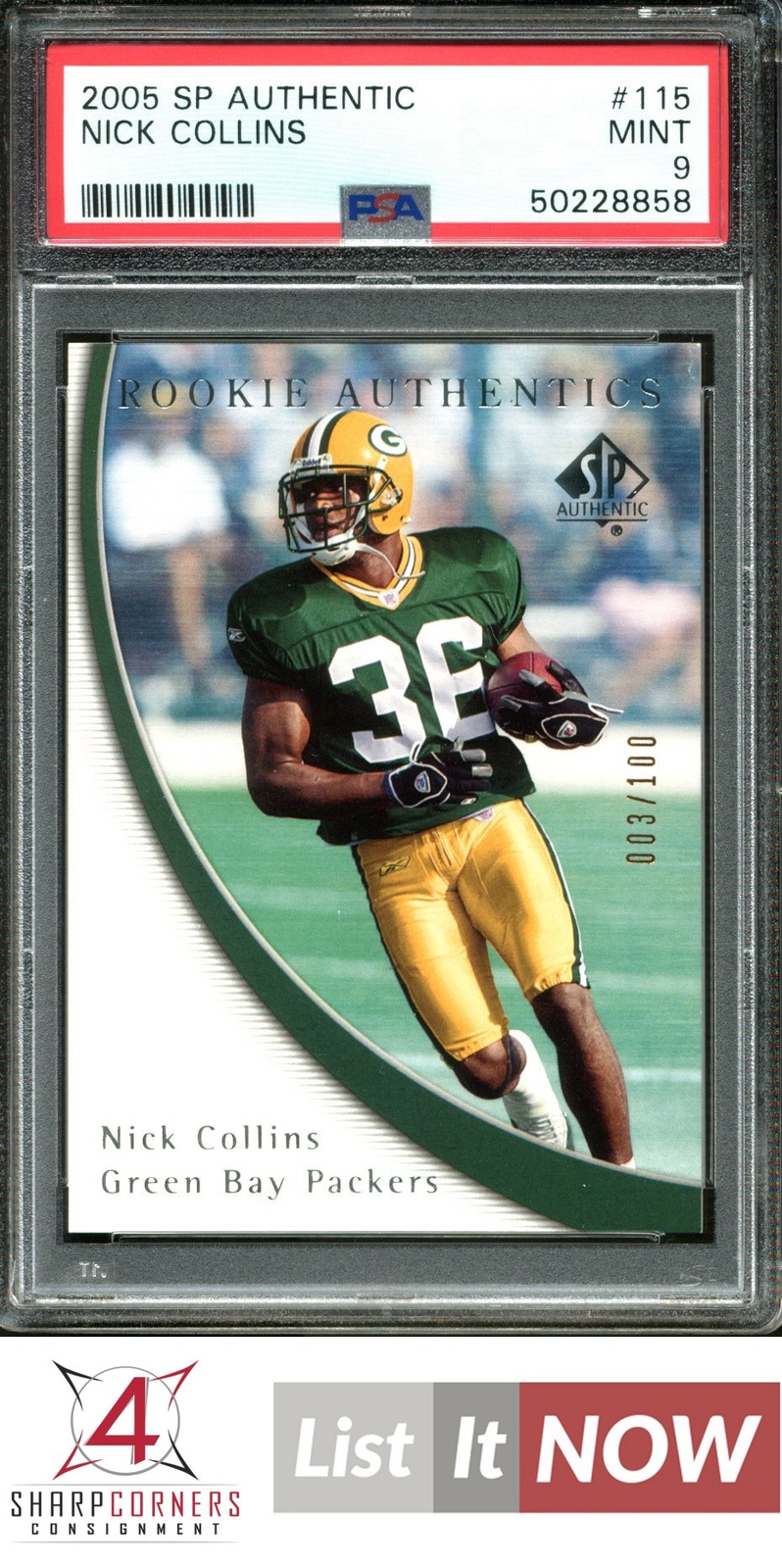 Nick Collins SP Authentic #115 Base