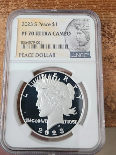 2023 s silver proof Peace Dollar NGC PF 70 Ultra Cameo