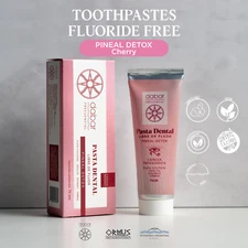 TOOHPASTES FLUORIDE FREE-PINEAL DETOX W ORMUS,ZEOLITE,GOLD EXTRACT,SHUNGITE