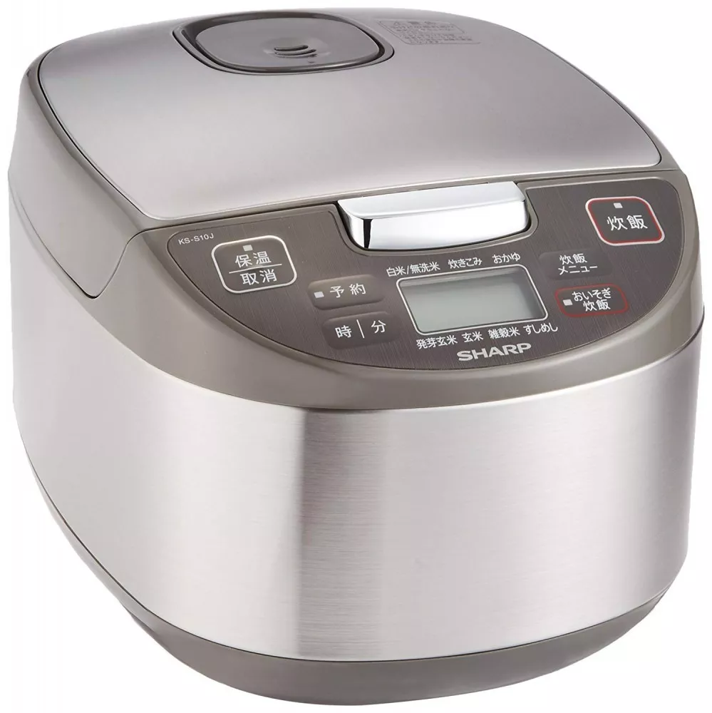 Sharp Rice Cooker Microcomputer System 5.5 Go KS-S10J-S Silver New Fast  Shipping