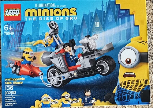 LEGO 75549 Minions The Rise of Gru Unstoppable Bike Chase Retired New Box Sealed