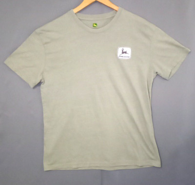John Deere T-shirt, Men's L, Logo, ''Nothing Runs Like A Deere'' On Back