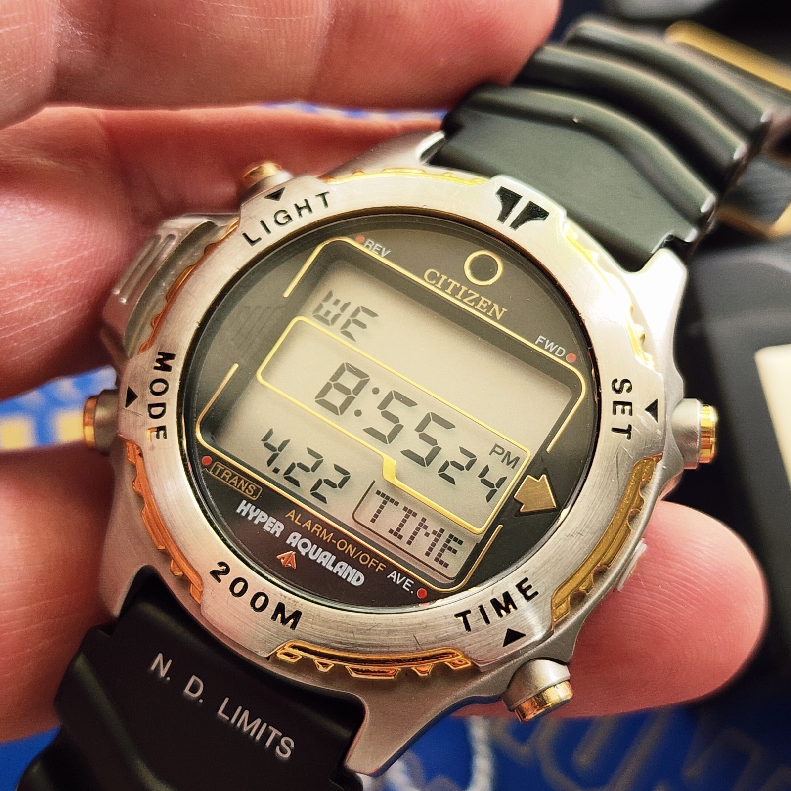 Citizen Hyper Aqualand Dive Watch ProMaster Box & Papers D208-089839 D208 MA9024 image 4