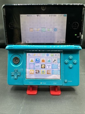 NINTENDO 3DS AQUA BLUE CTR-001(JPN) Working Bad Charge Port
