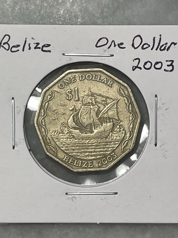 Belize 2003 One Dollar Coin