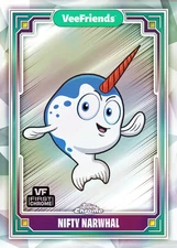 Topps Chrome Veefriends 2025 | Nifty Narwhal Refractor | 38