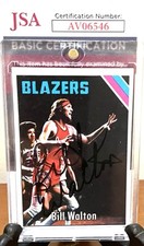 Bill Walton Signed 1975 Topps Card