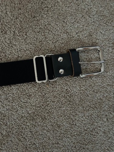 Champro men's black baseball belt nice condition