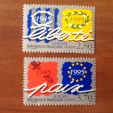 France Yvert Num 2941-2942 ** Europa   1995