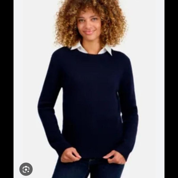 Women Karen Millen Sweater Black Cashmere 36
