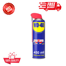 WD-40 Multi-Use Smart Straw 450ml Spray Aerosol Can Clean Rust Lubricant 19.82 per litre